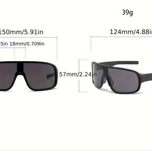 TILLYS SPORT" THE ADVENTURE" WIDE POLORIZED GLASSES - Picture 5 of 7